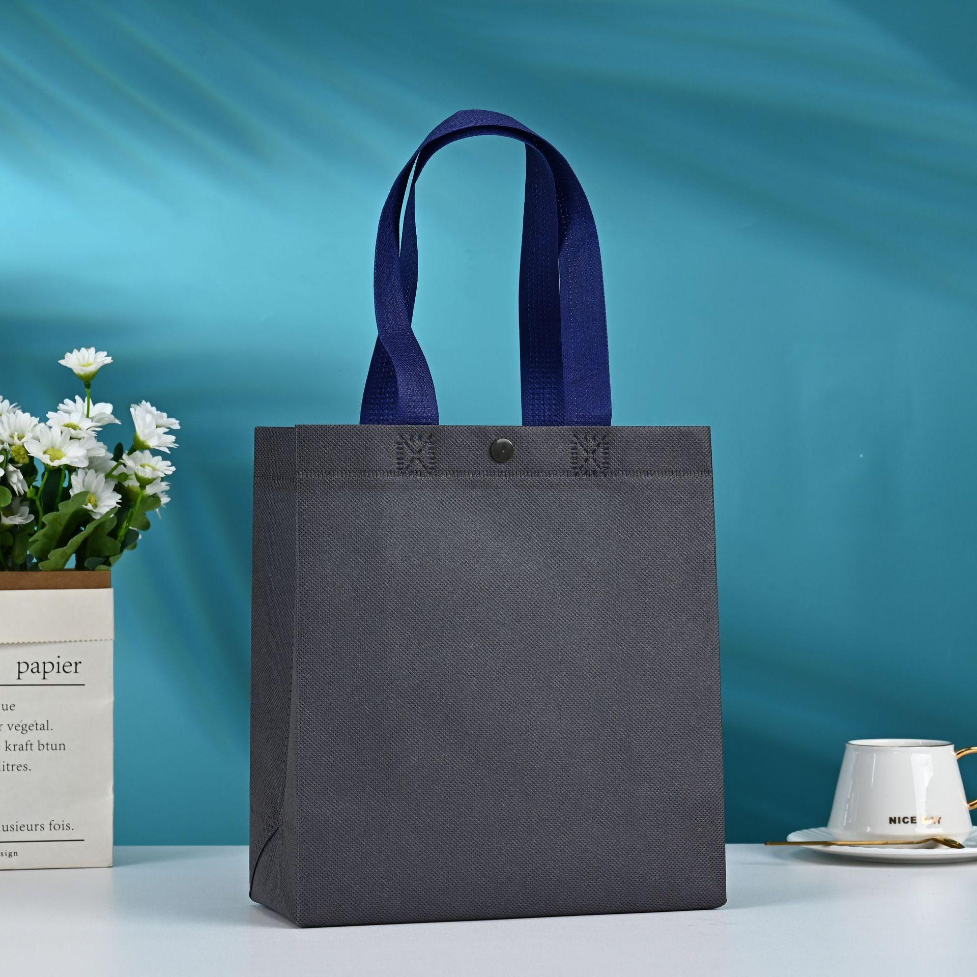

StoBag reusable tote bags customizable gift wrapping bags luxury bags eco shopping bags personalized packaging(exclude print) 12pcs&23x25x10cm