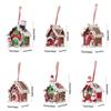 Christmas Tree Fashion Decor Supplies Gingerbread Small House Pendant Creative Xmas Tree Hanging Ornament New Year Party Decor