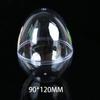 Transparent Egg-Shaped Makeup Sponge Storage Box