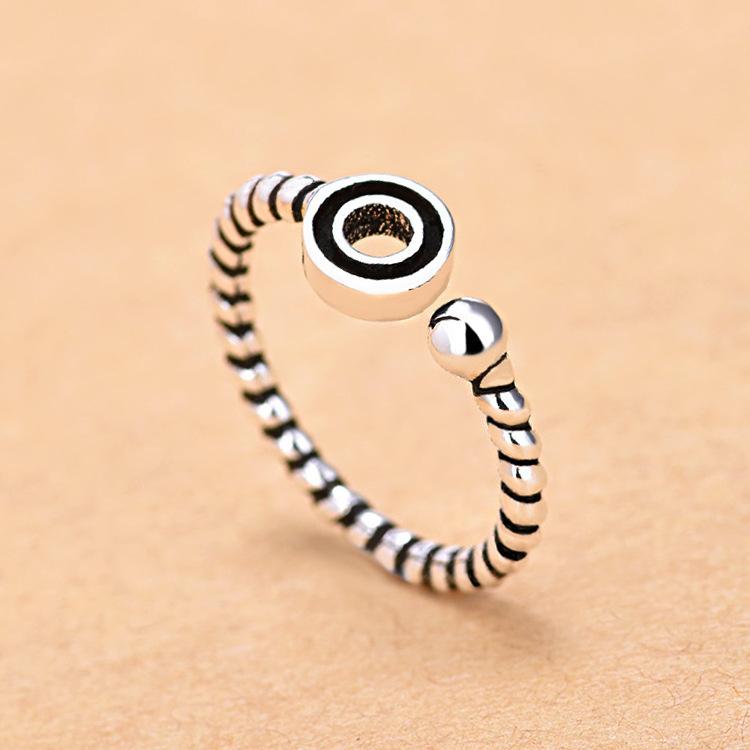 Opening Vintage Ring Female Simple Cold Wind Adjustable Index Finger Ring Small Fresh Personalized Finger Ring