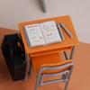 1 Set Mini School Desk Chalkboard Chair Schoolbags Model For Doll House School Furniture Decor Dollhouse Classroom Accessories