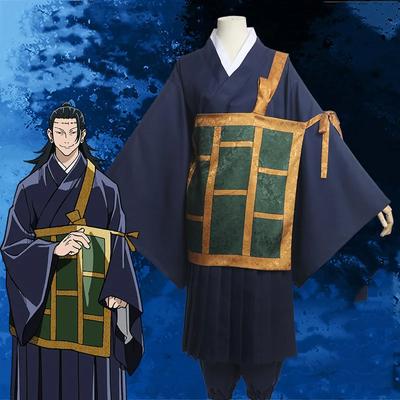 Costumes de cosplay Anime Jujutsu Kaisen Geto Suguru, uniformes scolaires, manteau, pantalon, jupe, Kasaya, kimono noir et bleu, costumes pour femmes et hommes