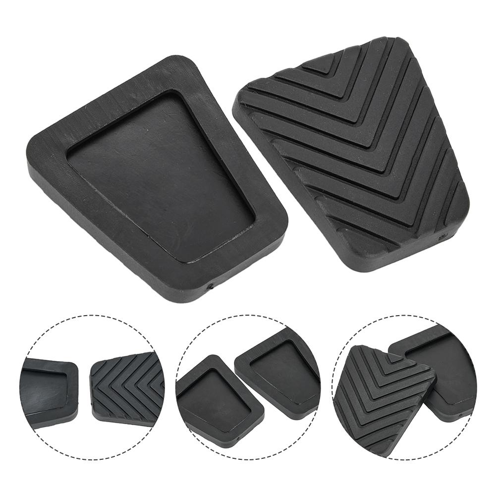2pcs Pedal Pad 6.3*5.6*1.1cm Accessories Cover Mat
