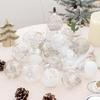 Shimmering Christmas Hanging Ornament Colorful Christmas Sphere Bauble for Indoor  Party Decoration