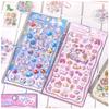 Embossed 3D Crystal Animal Stickers Cartoon Shimmery Crystal Stereo Stickers Pvc Cute Sticker Diy Crafts Phone Case Decoration