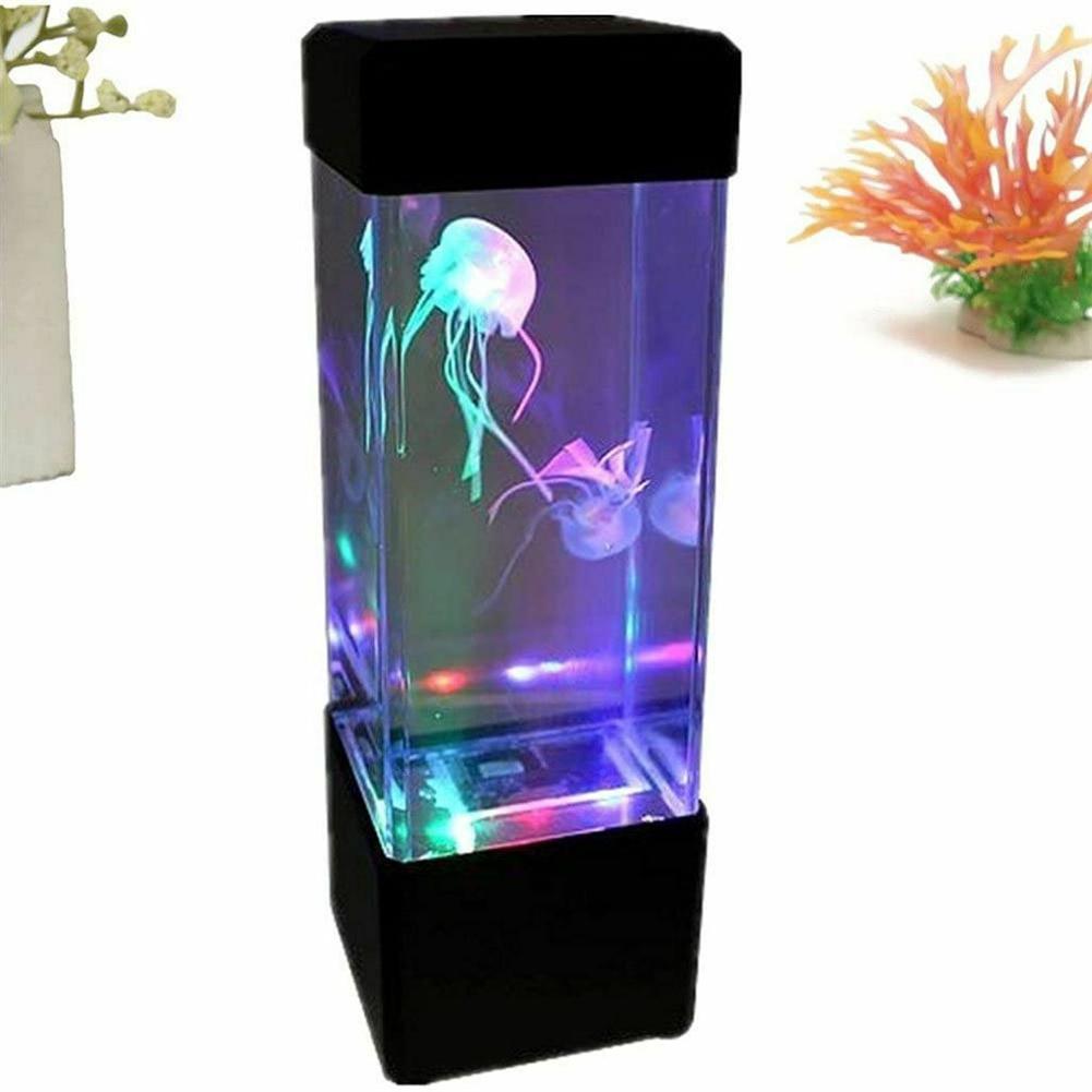 Led Jellyfish Night Light Aquarium Fish Trunk Multi-colored Decorative Lamp Great Gift jellyfish #0