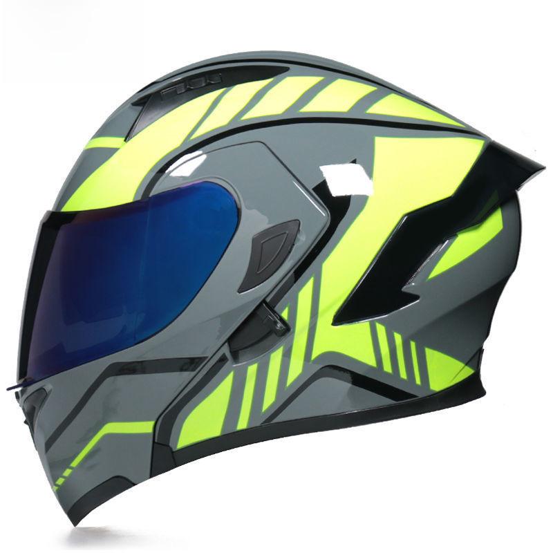 Orz Unisex Electric Bike Helmet: Flip-Up, Full & Half Styles with Tail Wings, Protective Caps for All Seasons, Personalized Design