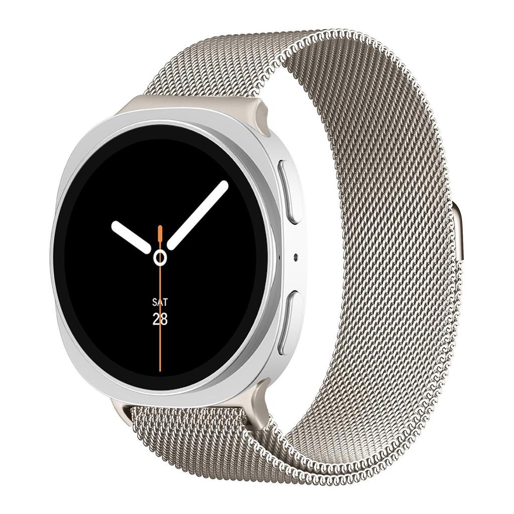 Compatible Samsung Watch8 Milanese Style Magnetic Stainless Steel Strap