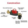 High Current 250A Brass Battery Disconnect Switches for Automotive Marine Motorhome Applications Featuring Easy Tool Free Installation and Corrosion