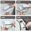 Water Ripple Toilet Seat Handle Lifter PET Hands-Free Hygienic Toilet Cover Lifter for Multi-Functional Toilet Cover Lift Tools