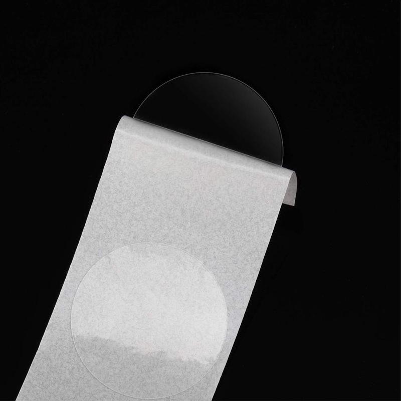 Transparente runde Siegelaufkleber - 500 selbstklebende Aufkleber zur Dekoration und Verpackung von Geschenkboxen