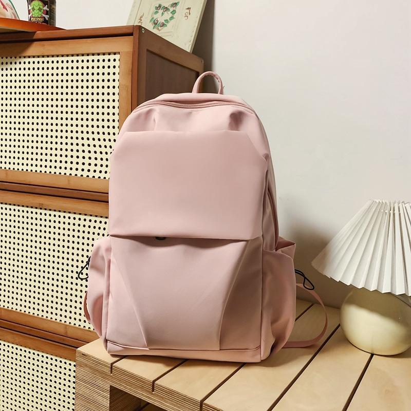 Backpack Simple Large Capacity Travel Backpack Female Leisure Japanese Junior High School Student High School Student School Bag Male