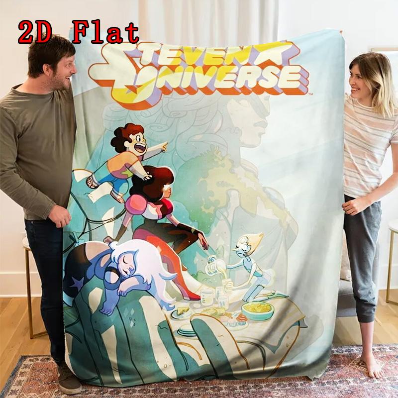 Gazing into the future from a giant's palm 2D Flat Pattern Flannel Blanket High quality All Seasons Warmth and Comfort Perfect for Christmas Gifts.