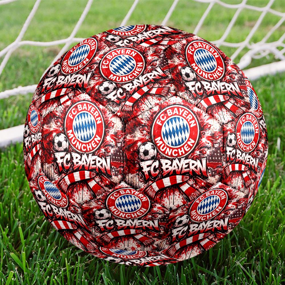 Футбольный мяч FC Bayern Munich с принтом | Размер 5