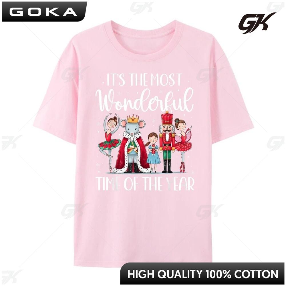 It The Most Wonderful Time Of The Year Nutcracker Ballet Red And Black Graphic Printed T Shirt Christmas Shirt Gift S