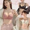 Bra and Shorts Super Beautiful Cleavage Corrective No Tightening All Lace [Candy Kiosk] Set, Push-Up Bra, Bust-Up, Breasts, Makeup, Soft, Bra, Feel,