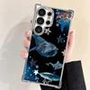 Ocean Whale Shark Soft Phone Case For Samsung Galaxy S26 Ultra S25 Edge S24 FE S23 Plus S22 S21 + S20 Plating Anti-Fall Fundas