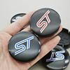AJJ1 4Pcs 56mm ST Logo Car Wheel Center HubCaps Rims Cover Badge Emblem For Ford ST Focus Mustang Fusion Taurus Mondeo Accessories