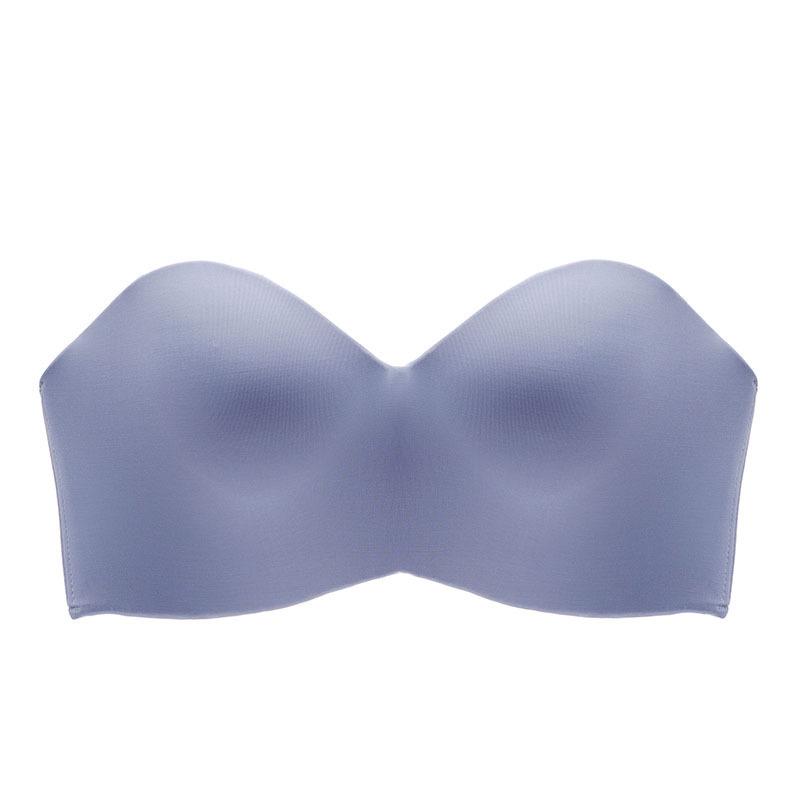Women's Seamless Adjustable Strapless Marshmallow Bra - Wire-Free, Anti-Slip, Side Support