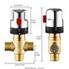Precisions Temperature Stability DN15 Brass Thermostatic Valves Thermostatic Mixing Valves for Domestic Plumbing 3XUF