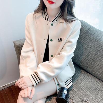 Damen Strickjacke im lockeren Schnitt, Baseballjacke - Schlankmachendes Design für Frühling & Herbst 2023