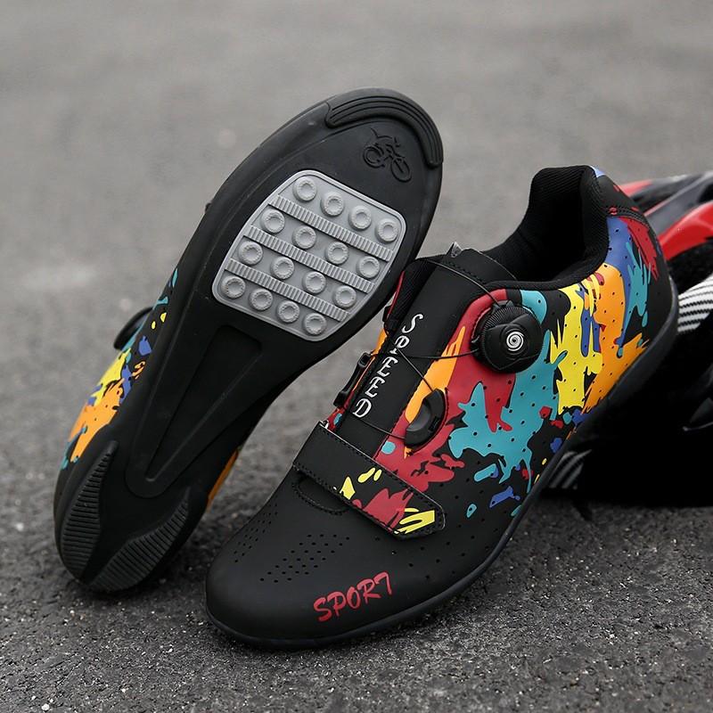 Unisex Mountain Bike Cycling Shoes With Rigid Sole Road MTB Indoor Trainer Use