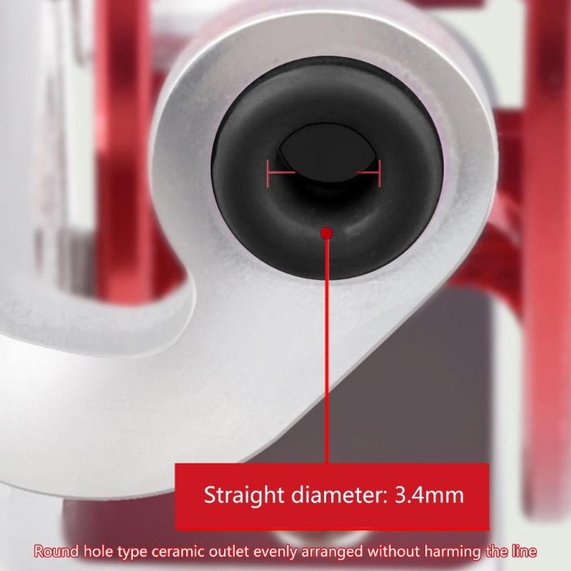 Mini Fliegenrad Leichte Angelausrüstung für Forelle Hecht, Fliegenrolle, 53mm/50g Ganzmetall-Angelrolle mit verbesserter Basis