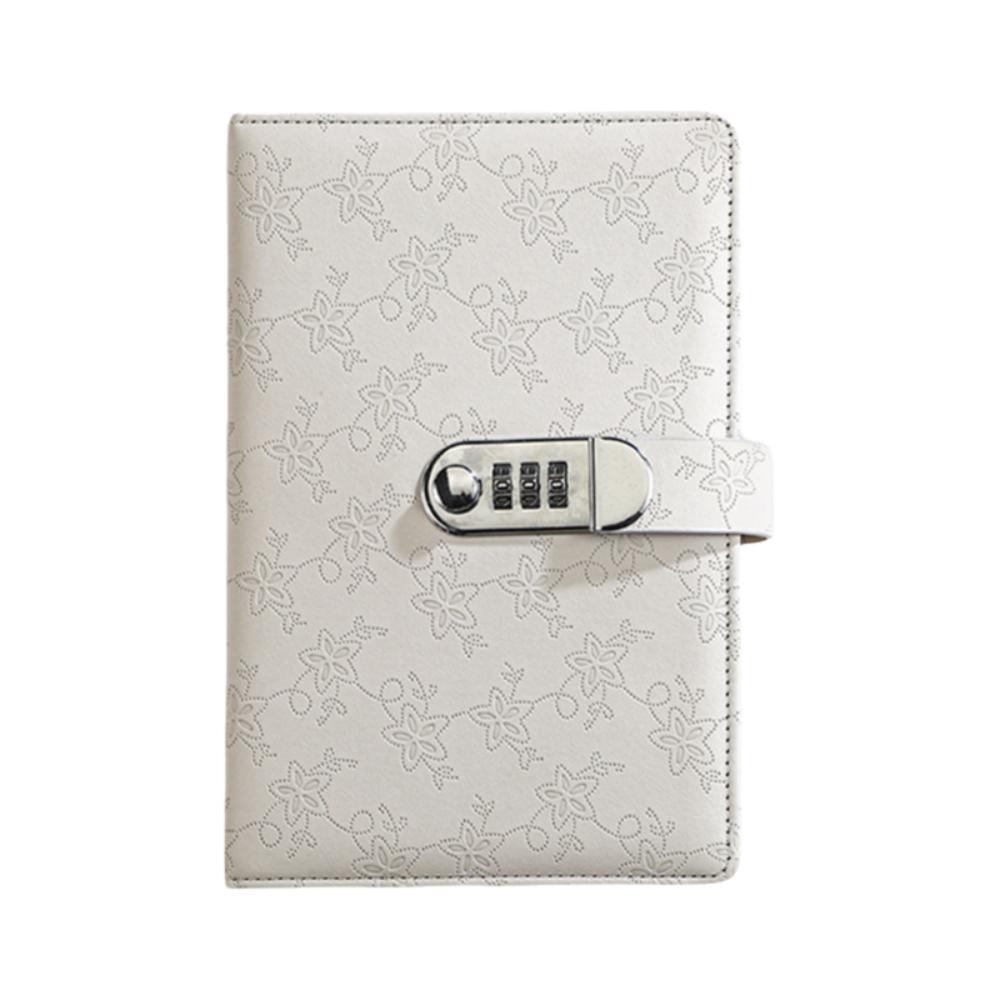 200 Pages Retro Password Book with Lock A5 Diary Notebook  Office School Supplies