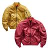 Pilot Air Men Bomber Jacket Pánské Retro Bomber Jackets Muži Ležérní Jednobarevné Pilotní bunda na zip Volný střih Pánské kabáty
