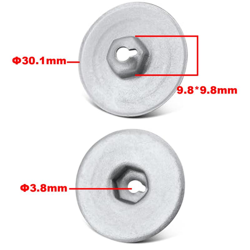 20pcs Heat Protection Sheet Nut Heat Shield Repair Kit Sheet Metal Nut Fasteners For BMW Mini 1-7 Series