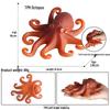 Soft Rubber Marine Animal Stress Relief Toys: Pufferfish, Octopus, Crab, Dunkleosteus Squeeze Models