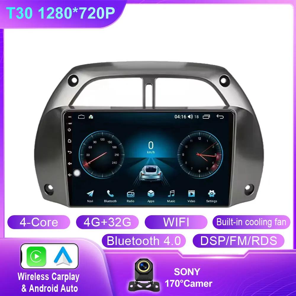 

Android 14 For Toyota RAV4 Rav 4 2001 2002 2003 2004 2005 2006 Car Radio Multimedia Player Wireless Carplay Stereo GPS NO 2 DIN