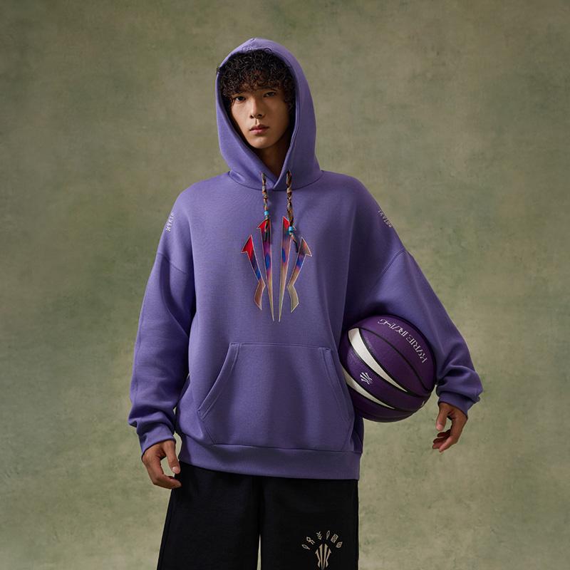 Anta Irving Collection Sweatshirt Unisex Purple 172611706S-4