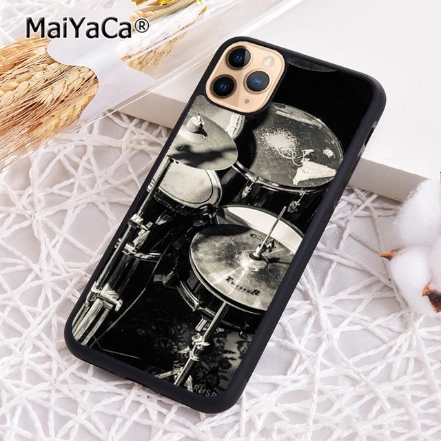 Musical Instrument Drum Phone Case For iPhone 17 Air 16 pro max 15 14 plus 12 13 plus Shell Cover coque