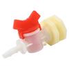 24/12/6pc Rabbit Waterer With Double Spring Spout Farm Animal Drinking Tool Rodent-Automatic Galvanized Waterer Feeder Equipment