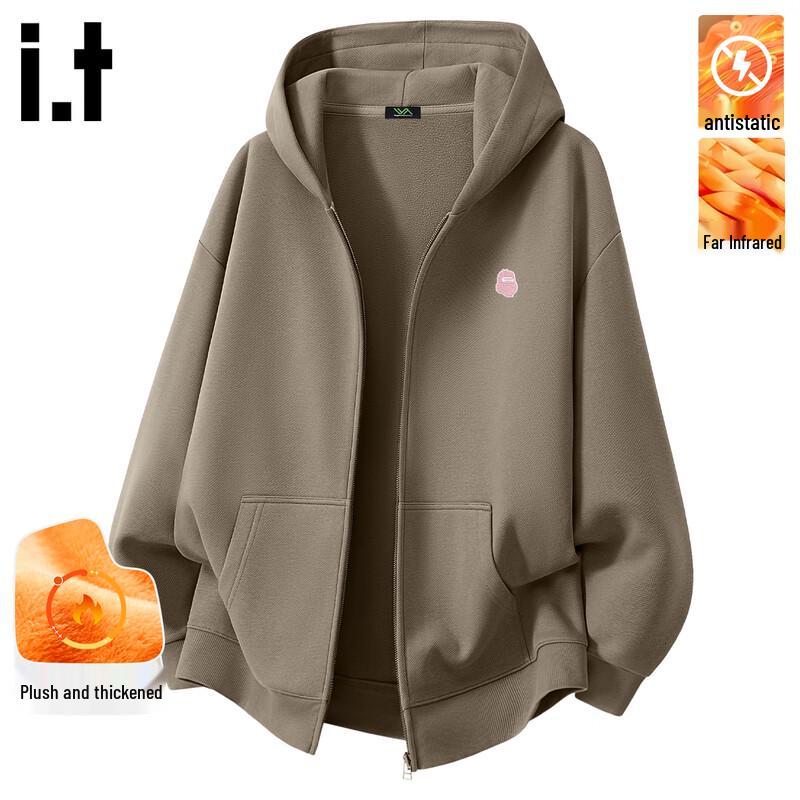 Fingercroxx Women's Fleece-Lined Loose Fit Zip-Up Hoodie