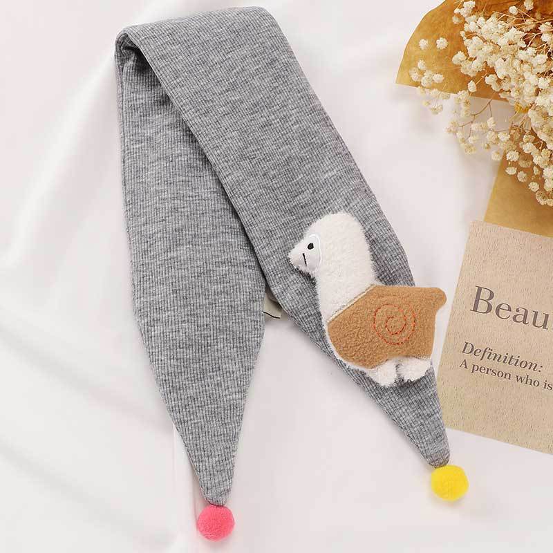 Nouvelle écharpe tendance pour enfants, idéale pour les filles, pour garder les bébés au chaud et polyvalente. Écharpe chaude en peluche et épaisse pour enfants