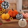 5 Stück Kürbisse mit Stofffüllung Weiche Dekorationen für Thanksgiving, Tischdekorationen,