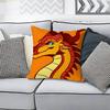 WWings of FFire Dragon Various Sizes Square Pillow Case For Car Home Bedchamber Decor Custom Valentine gift