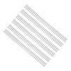 100 Stück Spiralbindespiralen 34   3:1 Teil   Papier Doppelspirale Bindespiralen 120 Blatt Kapazität 14,3 mm Durchmesser