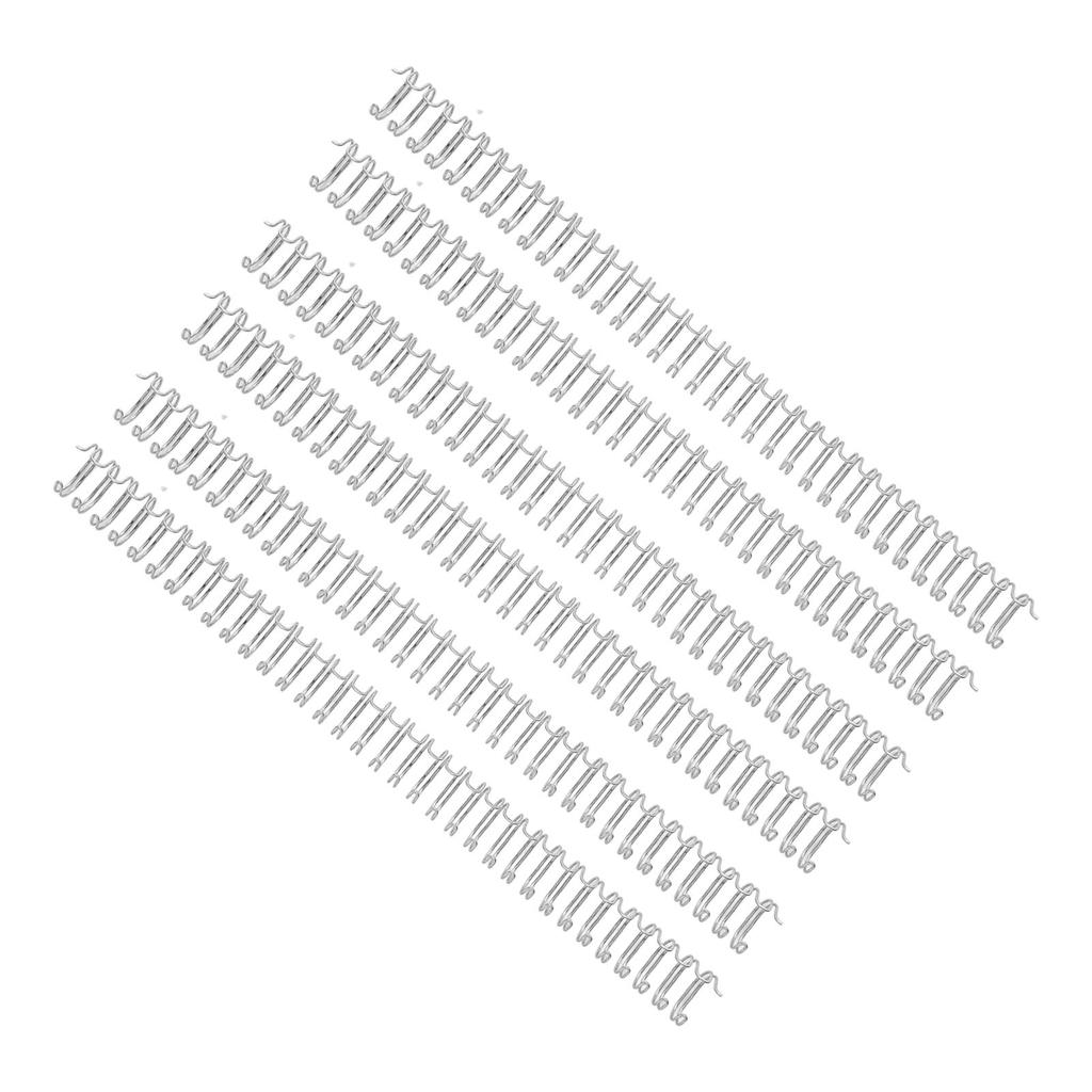 100 Stück Spiralbindespiralen 34   3:1 Teil   Papier Doppelspirale Bindespiralen 120 Blatt Kapazität 14,3 mm Durchmesser