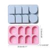 24TE DIY Chocolate Mold Cake Mold Clay Mold Silicone Material Ramadan Themed 2 Colors