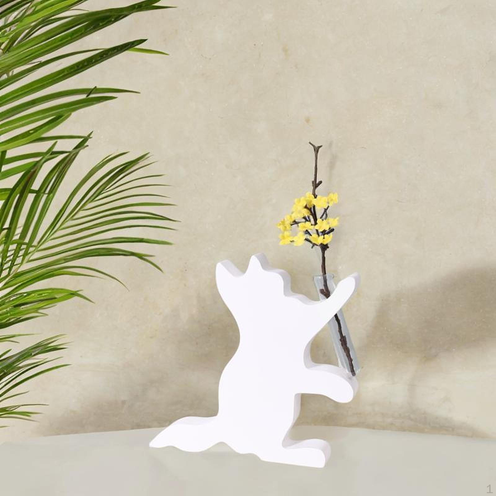 

Bunny Model Flowerpot for Floral Display in Living Room And Dining Area білий