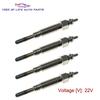 3/4X 22V Glow Plugs For Mitsubishi S4E S4E2 Engine Forklift FD20-F18A FD35/45-F19A FD35-F19B FD50-F28A 34466-31300 34466-31302