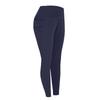 Women's Fashion Color Pocket Yoga Pants Sporty Slimming Small Foot Casual Pants