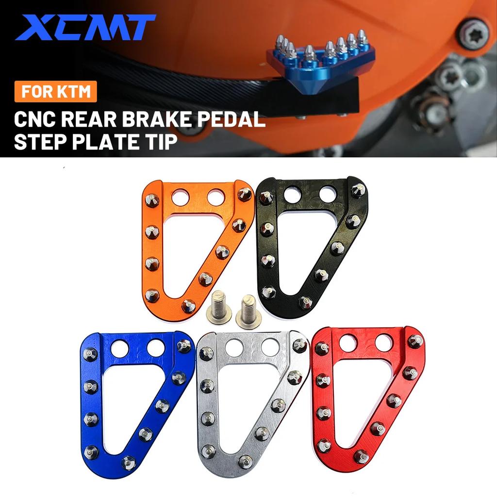 Motorcycle Accessories CNC Rear Brake Pedal Step Plate Tip For KTM EXC EXCF SX SXF XC XCF XCW XCFW TE 2012 2013 2014 2015 2016