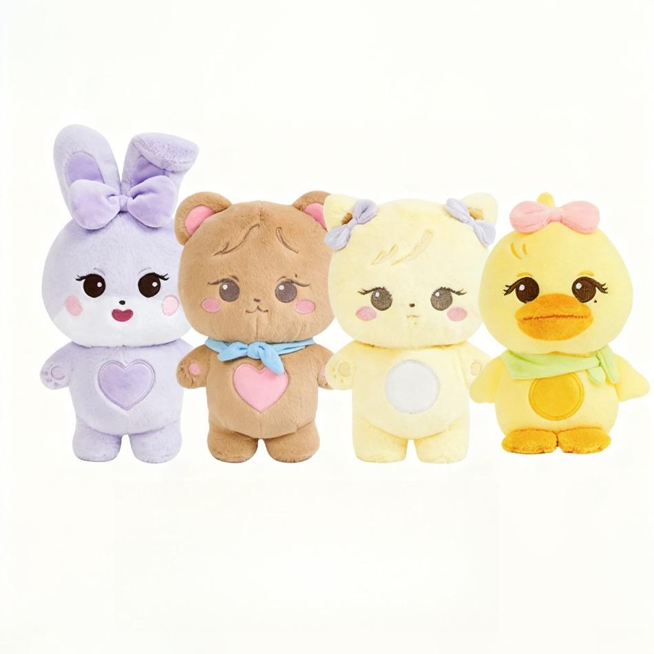 4pcs Kpop Born Pink Plush Pillow World Tour 25cm Cartoon Q Styles Fans Gifts Collections Accessories