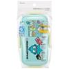 Skater Bento Box 530ml Antibacterial Fluffy Dome Lid For Women Made In Japan Sanrio Hangyodon Comic PFLB6AG