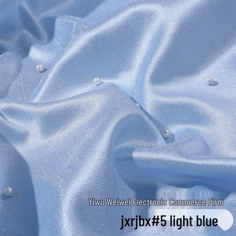 Meteor Satin Fabric: Flash Bark Satin Hanfu Skirt, Sofa Cushion, Pillow Cloth, Decorative Fashion Clothing Fabric.