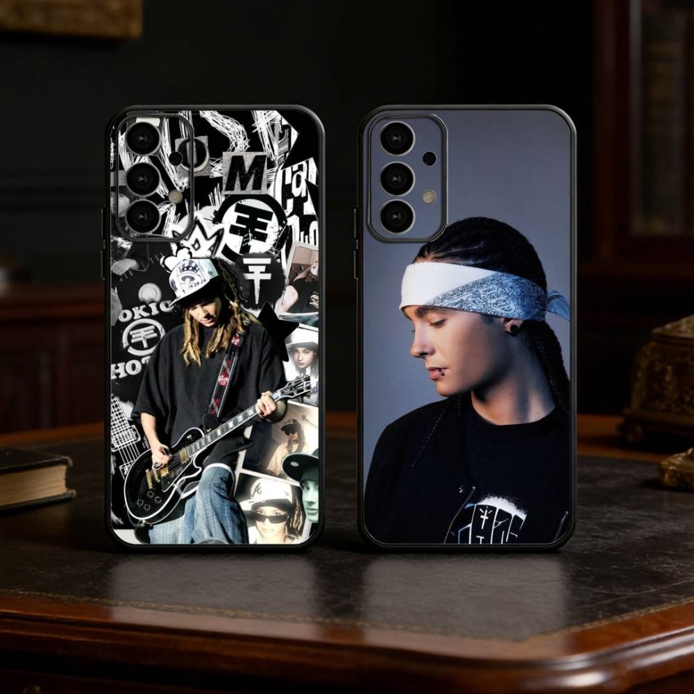 Tom K-Kaulitz Phone Case For Samsung S25,24,23,22,30,21,10,9,Ultra,Plus,Lite Soft Black Case